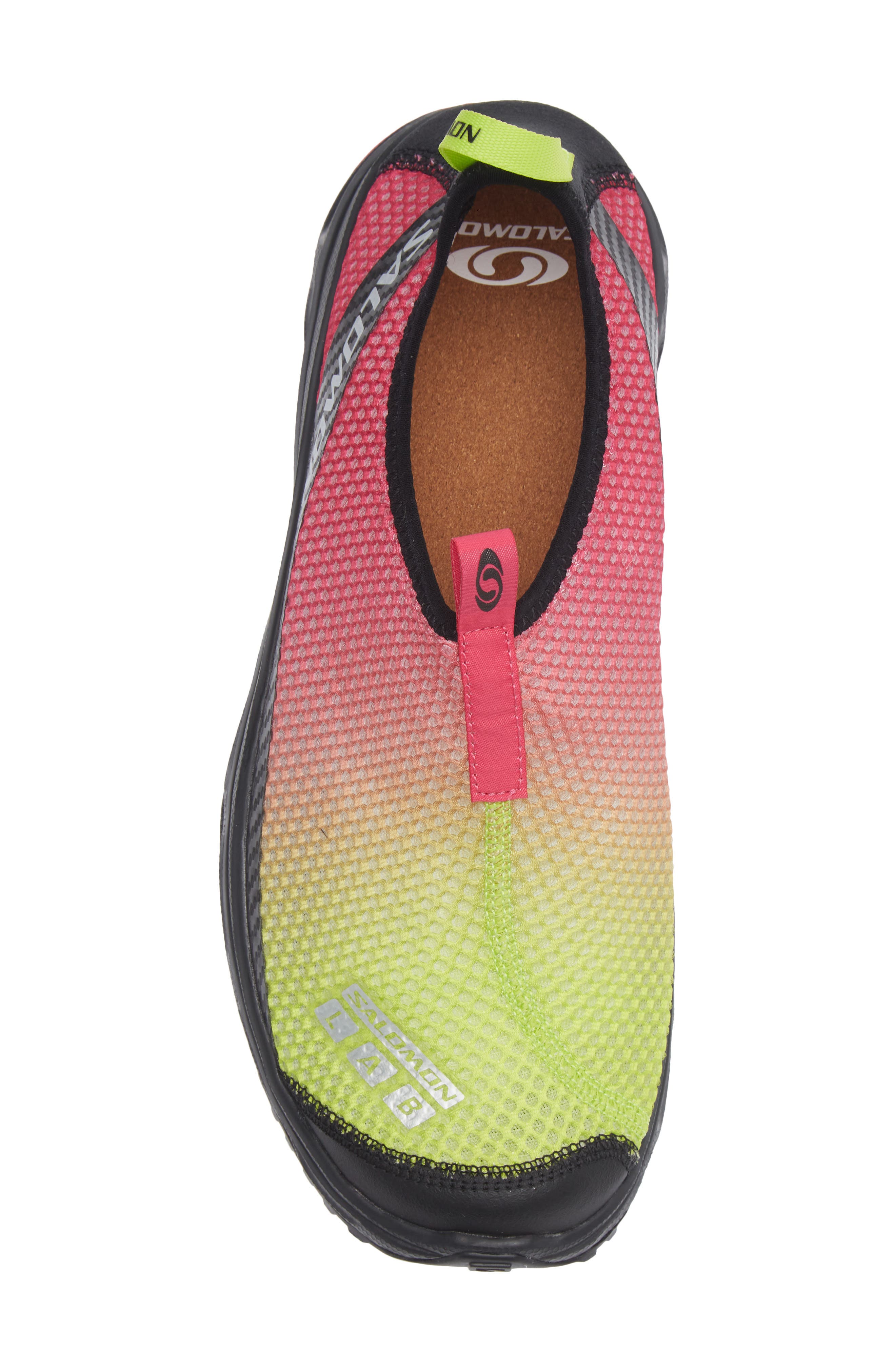 Salomon Gender Inclusive RX Moc 3.0 Slip-On Sneaker, Alternate, color, Pink Yarrow/ Acid Lime