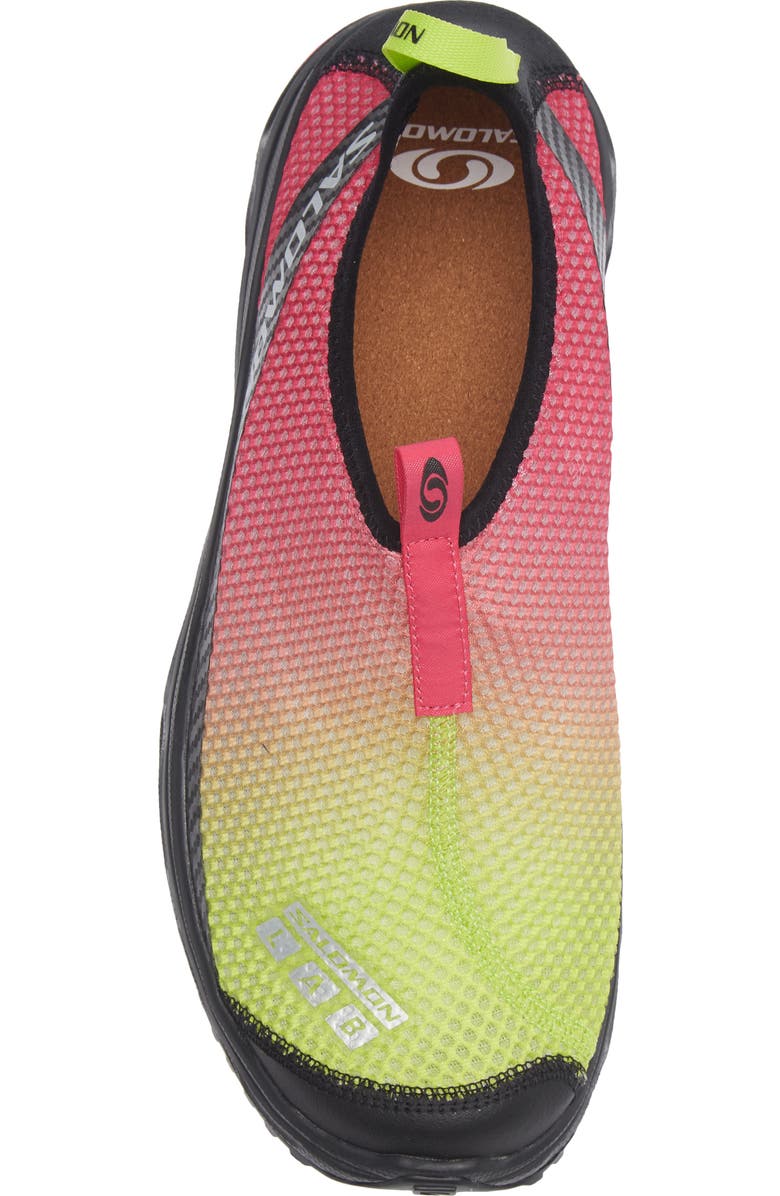 Salomon Gender Inclusive RX Moc 3.0 Slip-On Sneaker, Alternate, color, Pink Yarrow/ Acid Lime