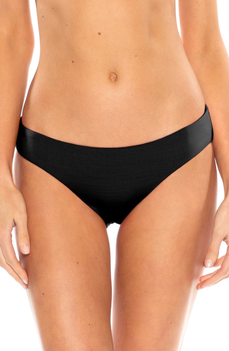 Becca Shirred Hipster Bikini Bottoms, Main, color, 