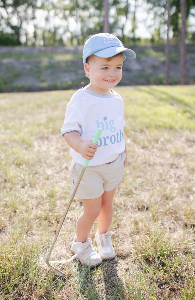 Bits & Bows Big Brother Twill Baseball Hat, Alternate, color, Blue