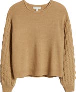 Treasure & Bond Honeycomb Sleeve Sweater