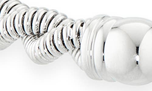 Nordstrom Twisted Flexible Cuff Bracelet In Metallic
