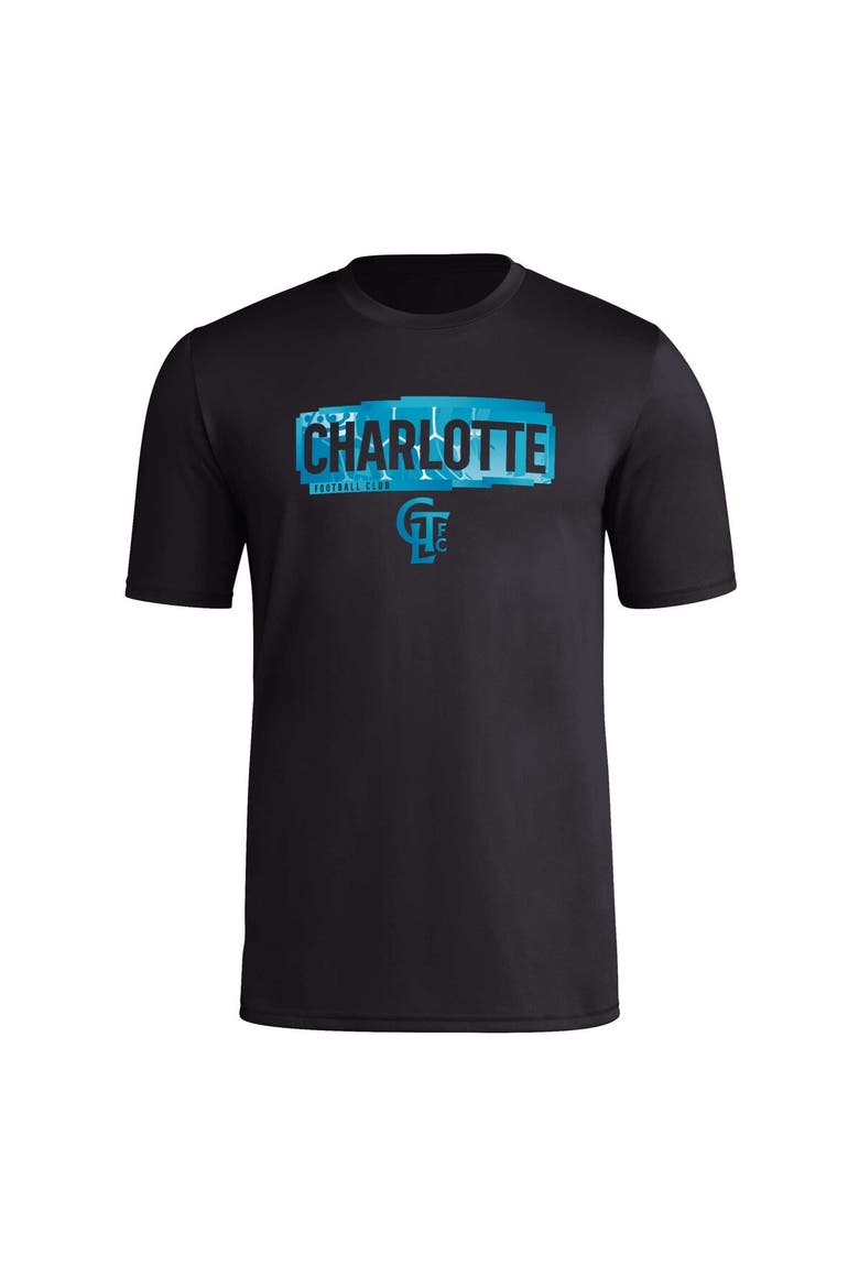 Men's adidas Black Charlotte FC Local Pop AEROREADY T-Shirt, Alternate, color, Black
