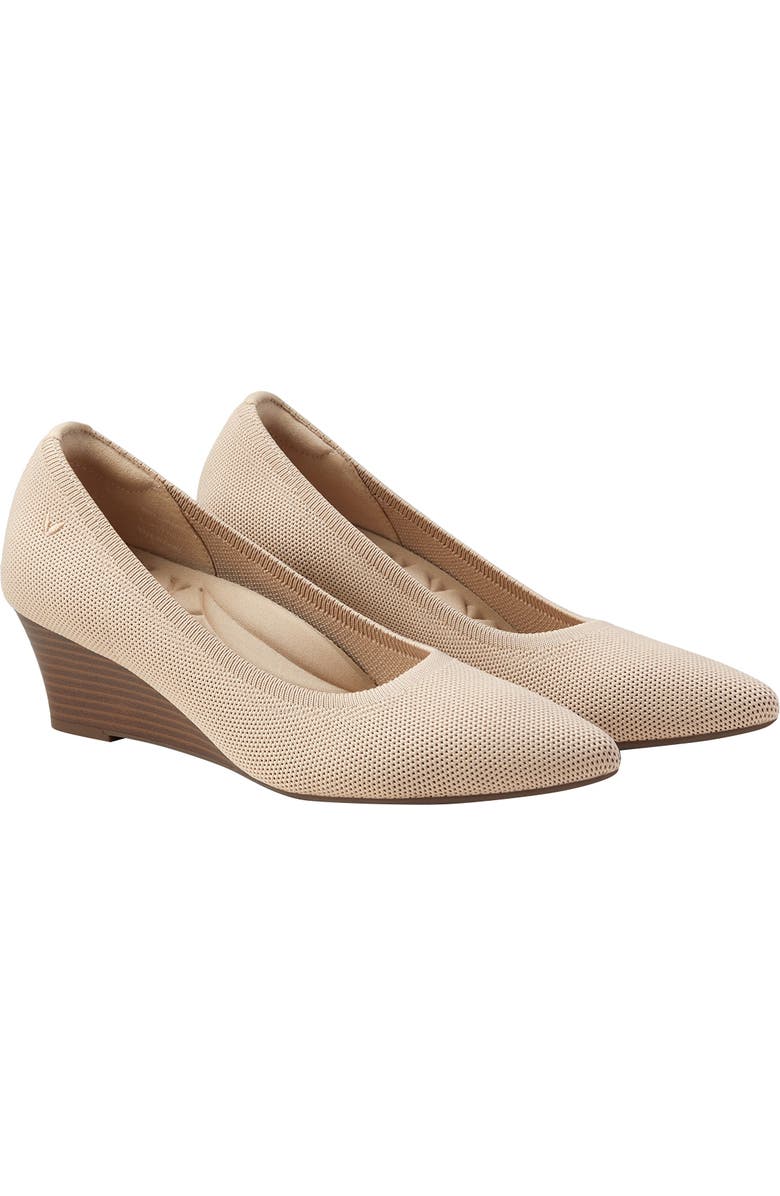 VIVAIA Pointed-Toe Wedge, Main, color, Almond
