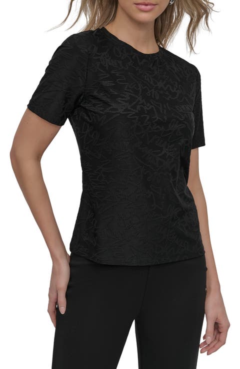 Graffiti Jacquard Knit To p