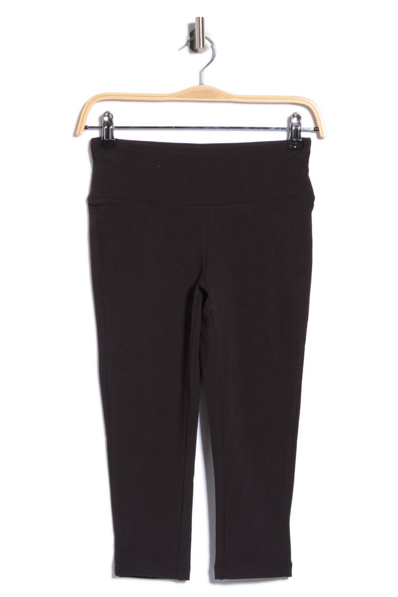 Performance Crop Leggings, Main, color, BLACK