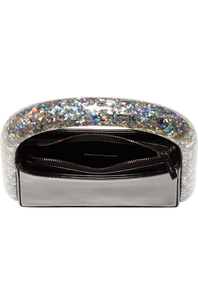 L’alingi L'alingi Glitter Resin Top Handle Bag, Alternate, color,