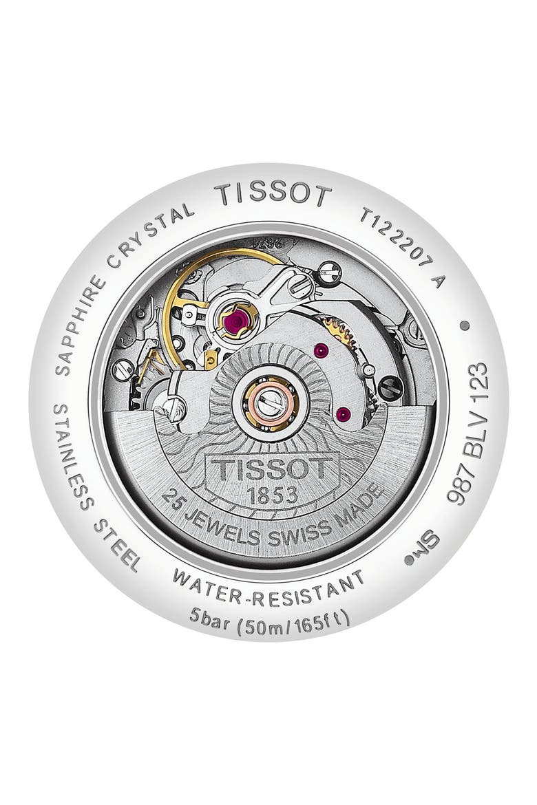 T-Classic Carson Bracelet Watch, 30mm, Alternate, color, SILVER/ BLACK/ SILVER