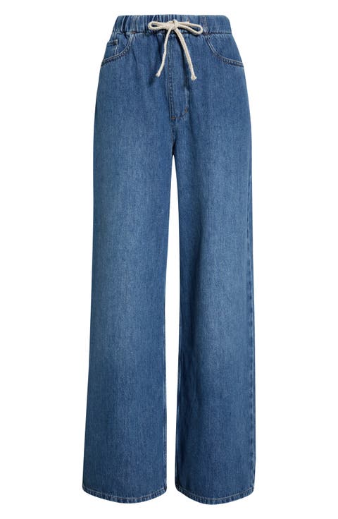Ella Wide Leg Denim Pants