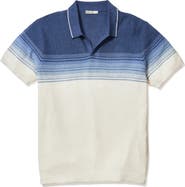 Marine Layer Greyson Short Sleeve Polo Sweater