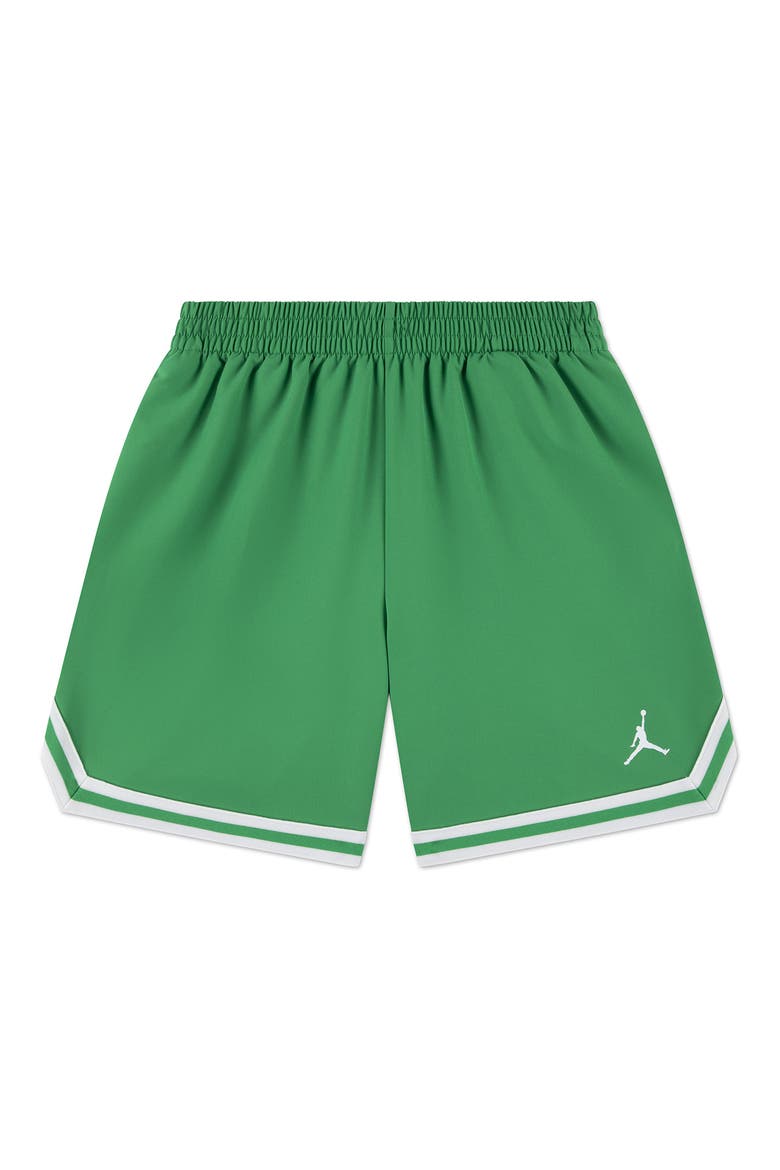 Kids' Jumpman Woven Taping Shorts, Main, color, LUCKY GREEN