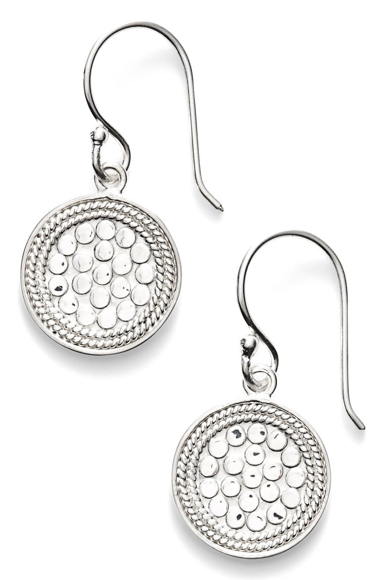 Small Drop Earrings (Nordstrom Exclusive), Main, color, SILVER
