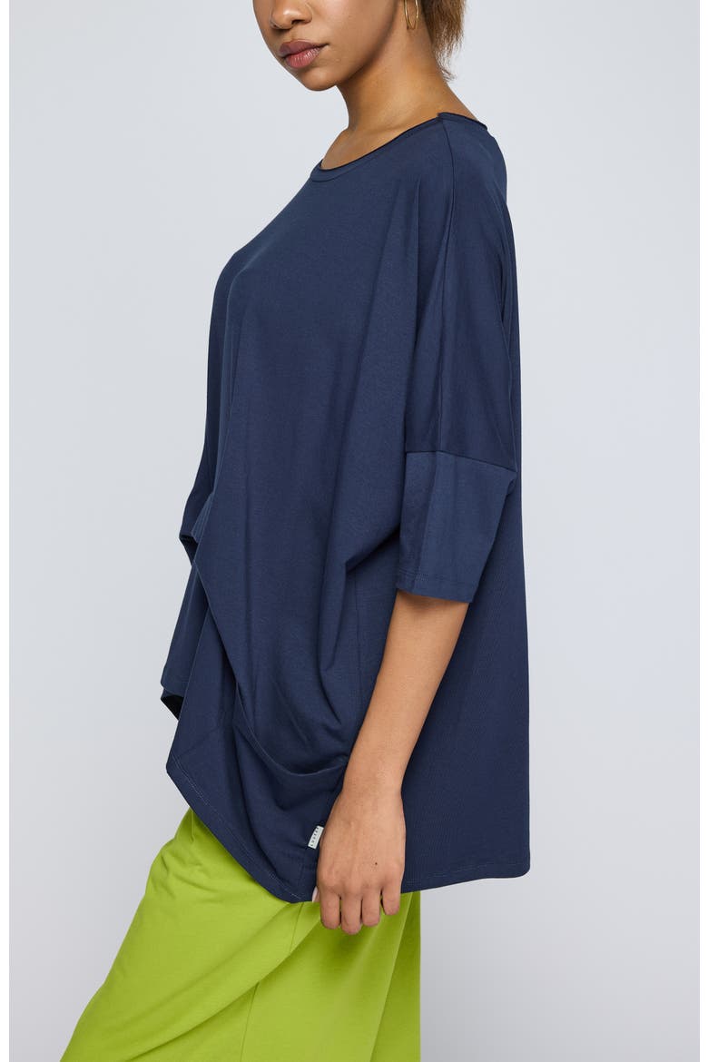 Solene Layered Jersey Tunic, Alternate, color, Navy