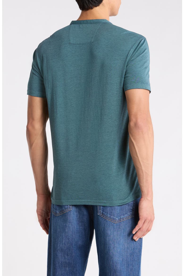 Duke Short Sleeve Henley, Alternate, color, MEDITERRANEAN