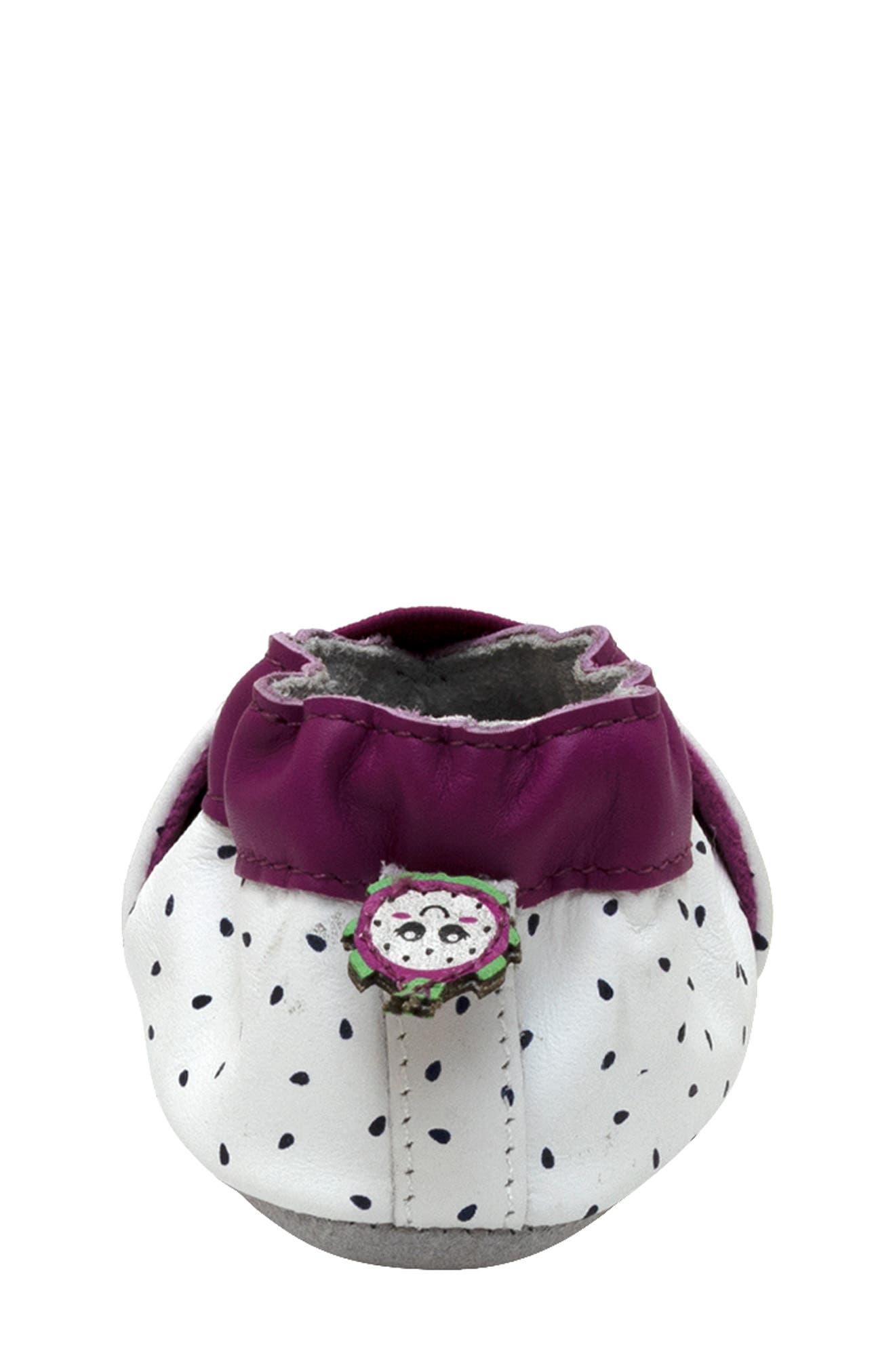 Robeez<sup>®</sup> Dragon Fruit Crib Shoe, Alternate, color, 