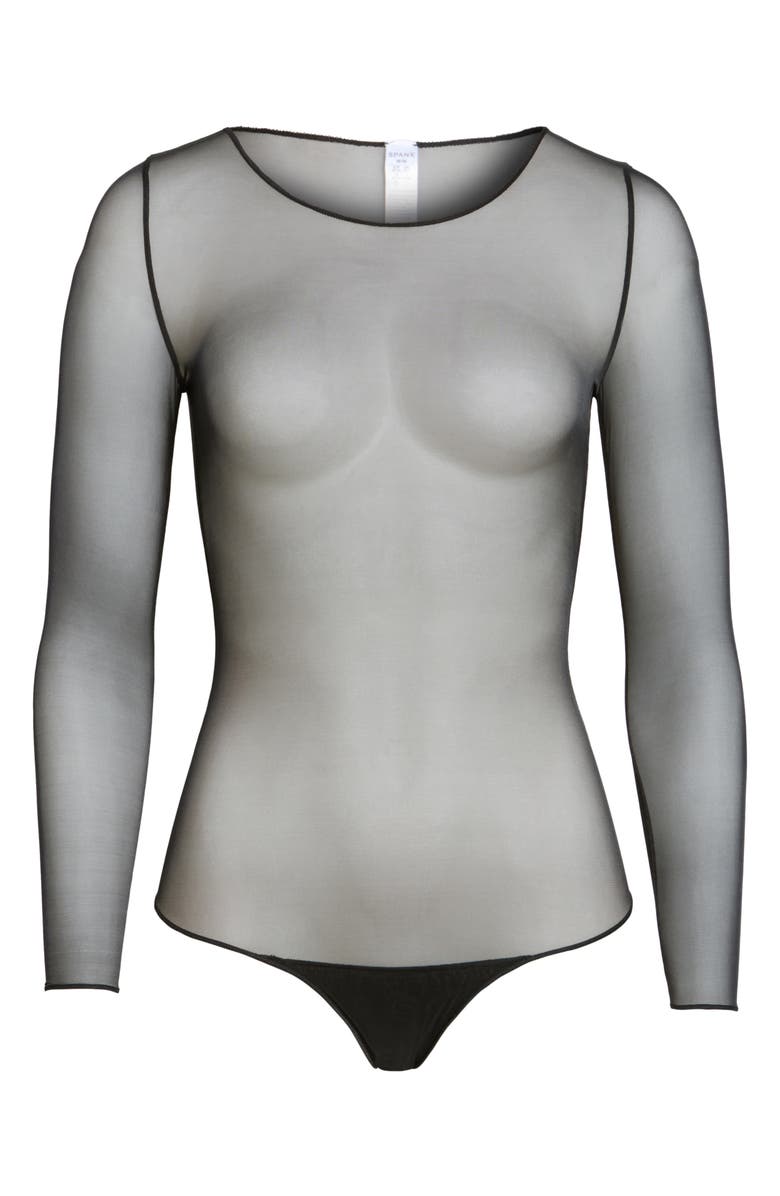 SPANX<sup>®</sup> Long Sleeve Mesh Bodysuit, Alternate, color,