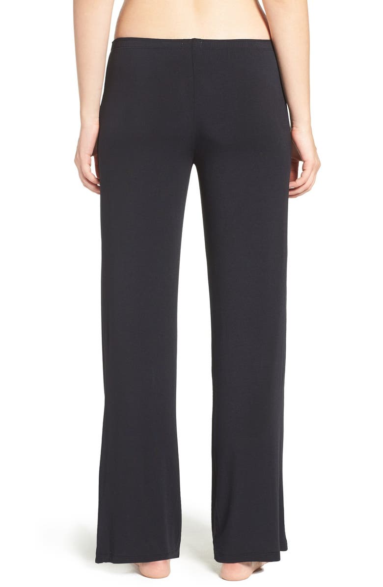 PJ Salvage Jersey Pajama Pants, Alternate, color, Black