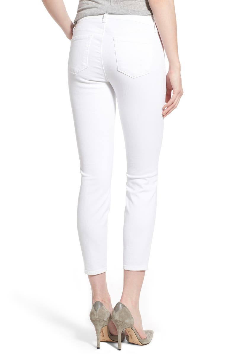 J Brand Destroyed Skinny Capri Jeans, Alternate, color, 