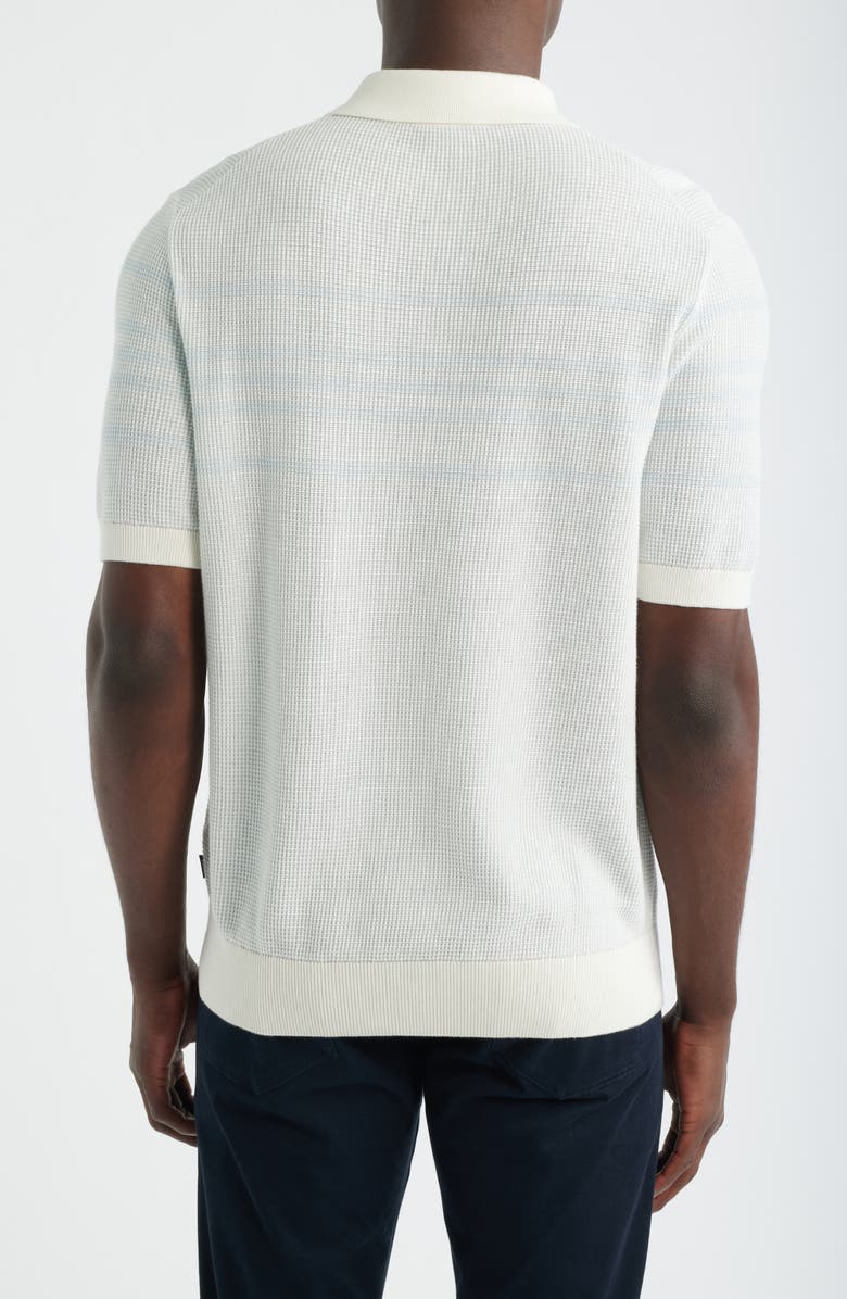 BOSS Lancio Polo Sweater, Alternate, color, Open White