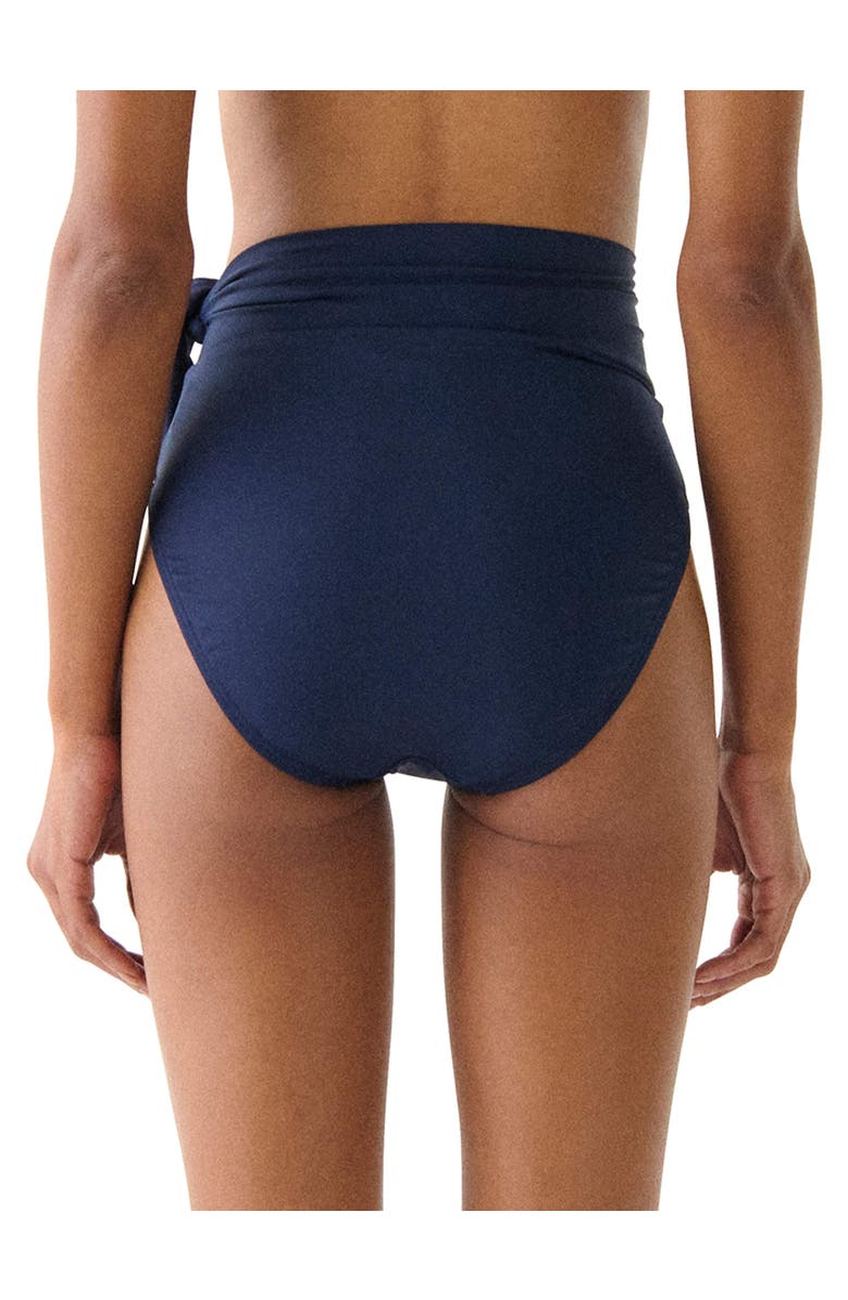 Kate Spade New York Solids High Waist Bottom, Alternate, color, Planetary Navy