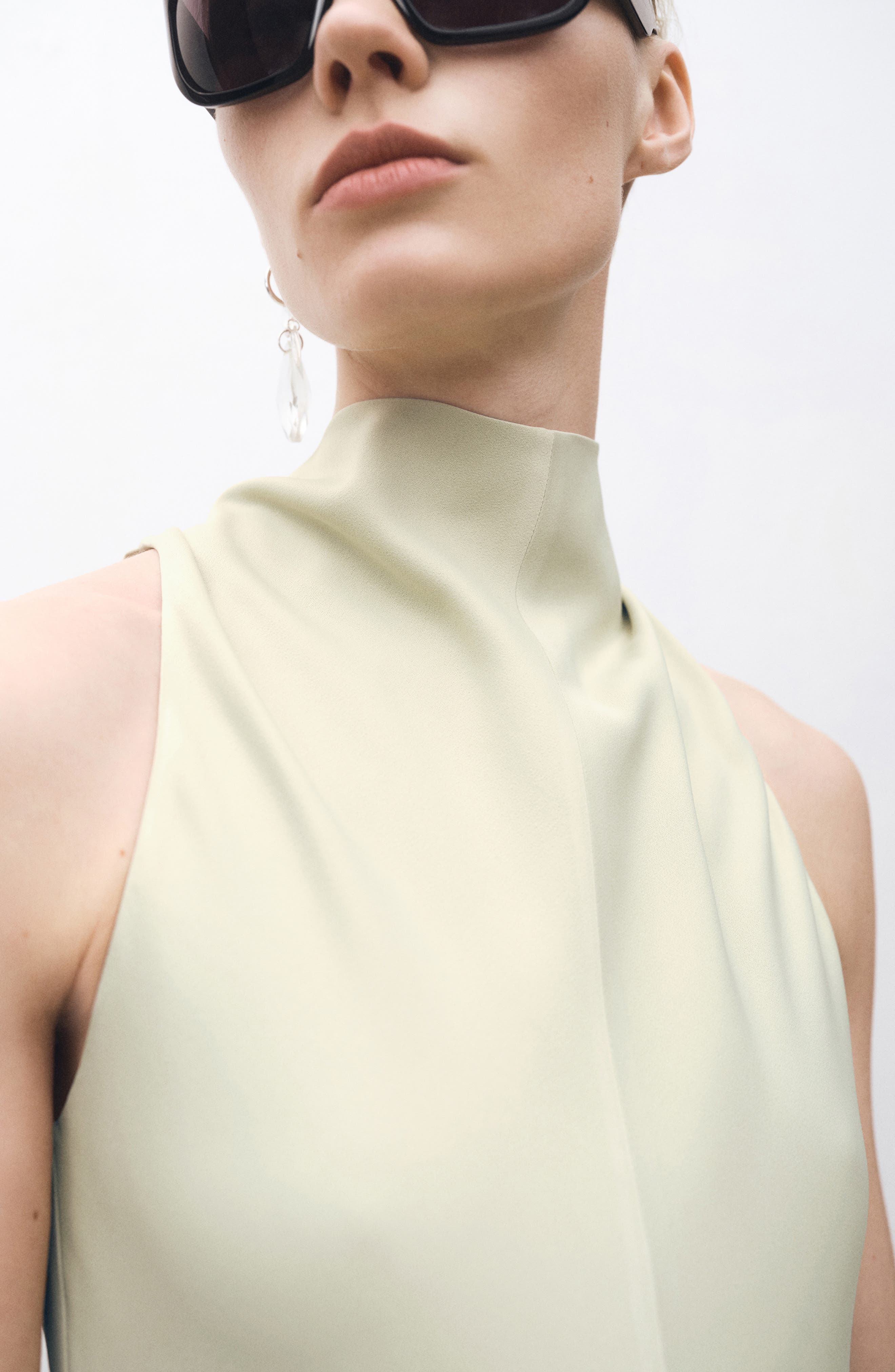 A-Line Satin Dress - image 2