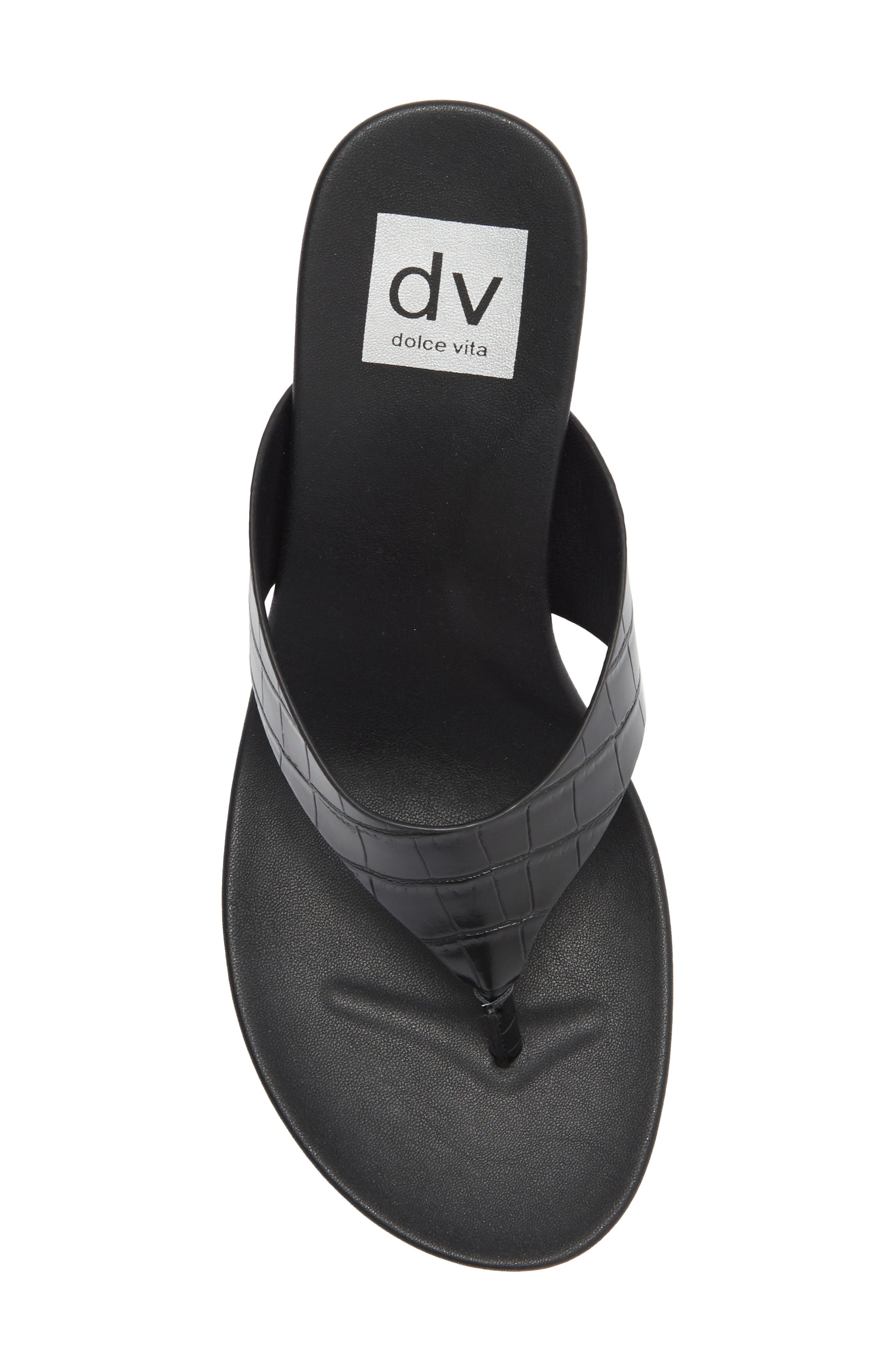 Cillie Wedge Sandal, Alternate, color, BLACK