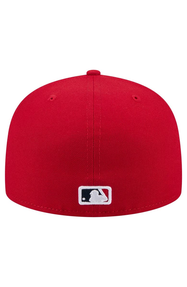 New Era Men's New Era Red St. Louis Cardinals Yarn Stitch 59FIFTY Fitted Hat, Alternate, color, Red
