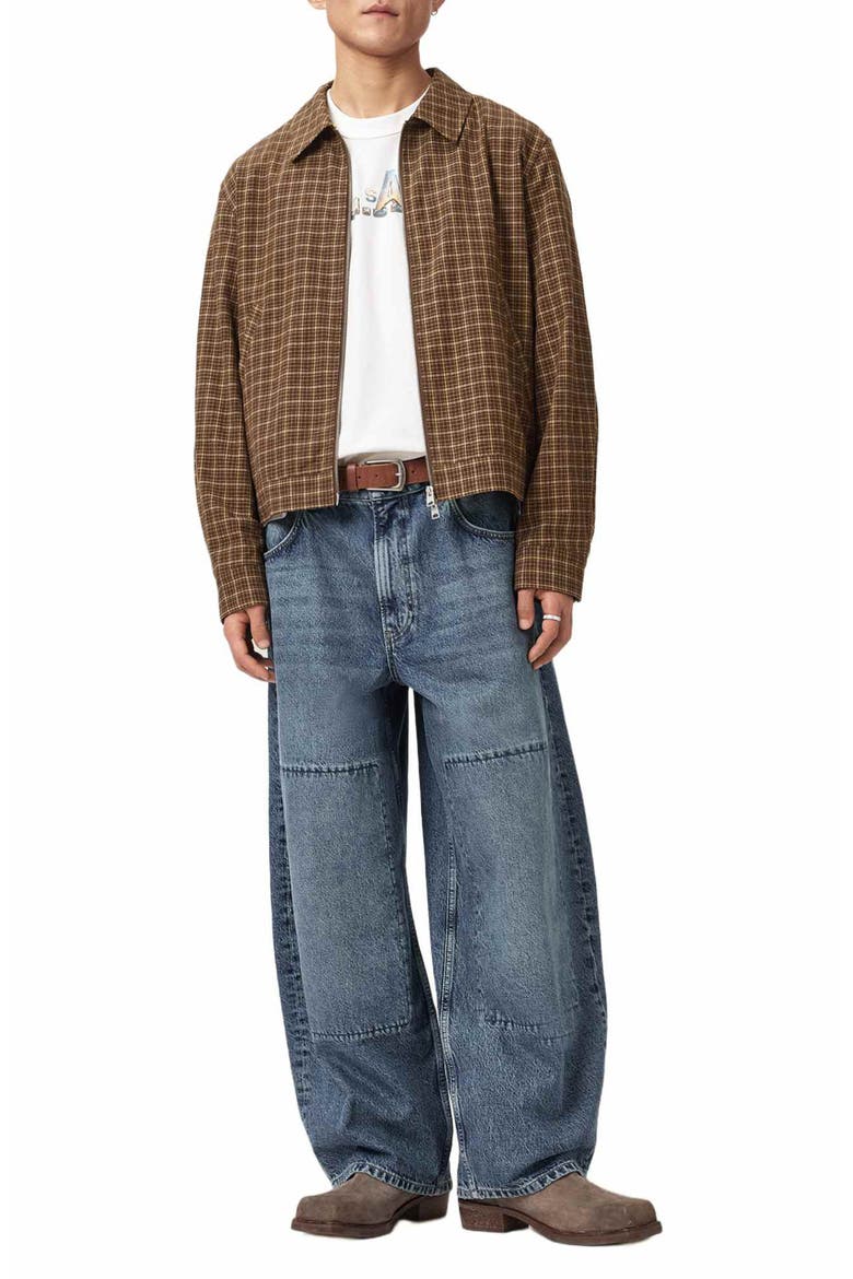 Lakeshaw Plaid Jacket, Alternate, color, MORASS BROWN