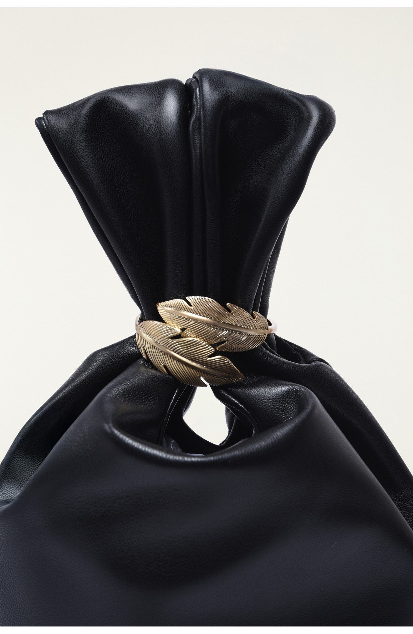 Mini Market Leather Bag, Alternate, color, BLACK