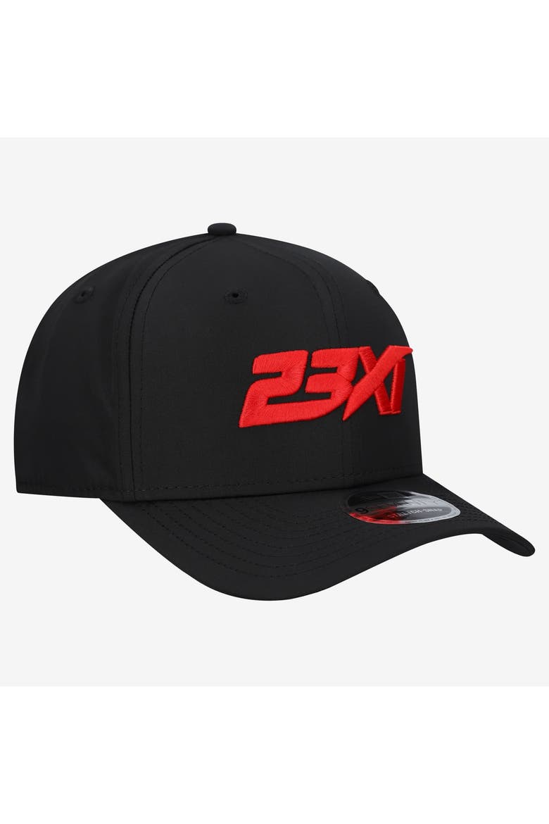 Men's New Era  Black 23XI Racing 9SEVENTY Adjustable Hat, Alternate, color, Black