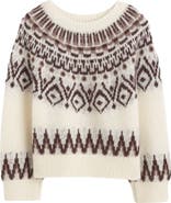Madewell Fair Isle Wool & Alpaca Blend Sweater