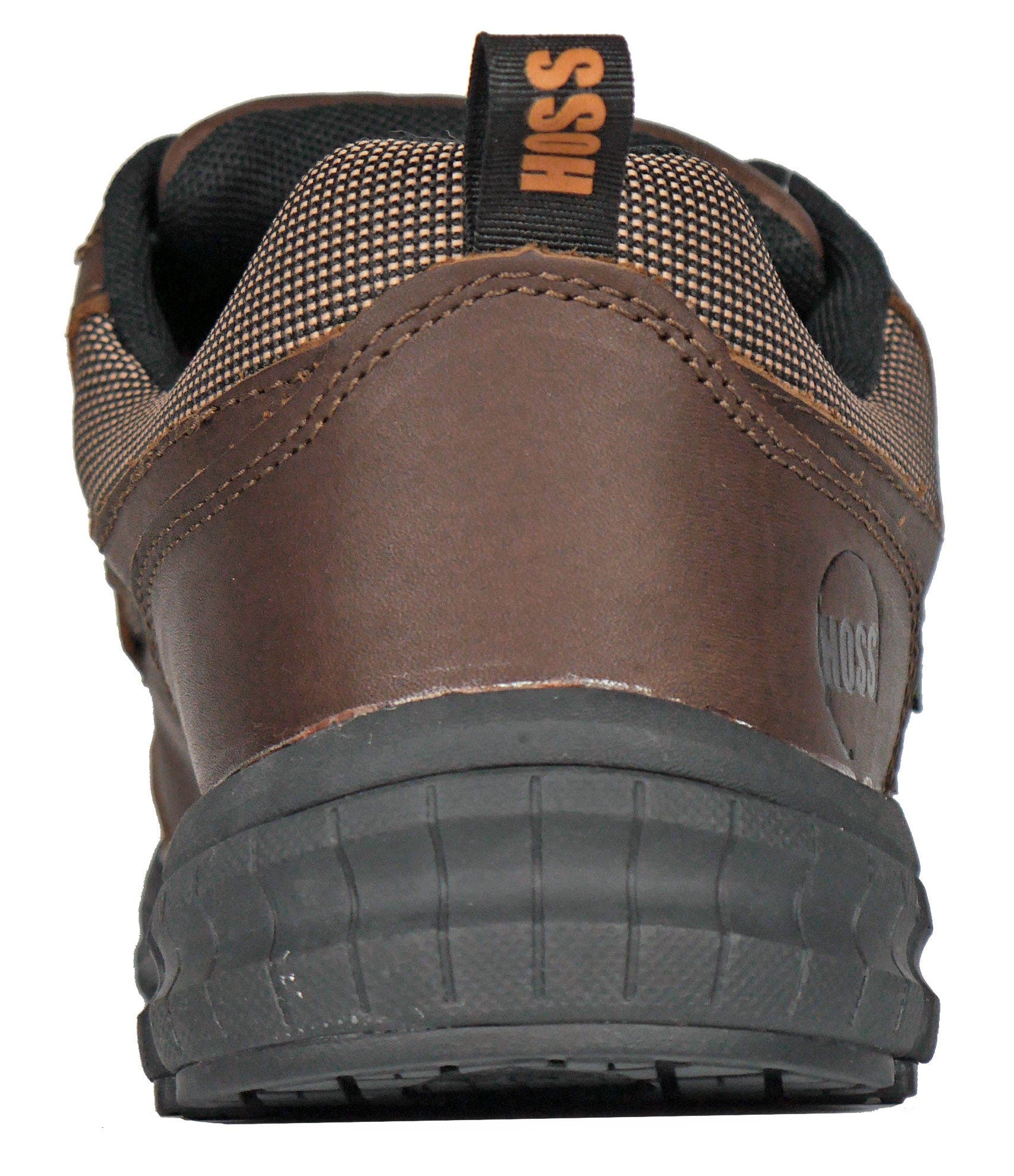 Hoss Boot Company HOSS Stepper Mens Static Dissipative Composite Toe Work Shoe with Met Guard, Alternate, color, Brown Leather