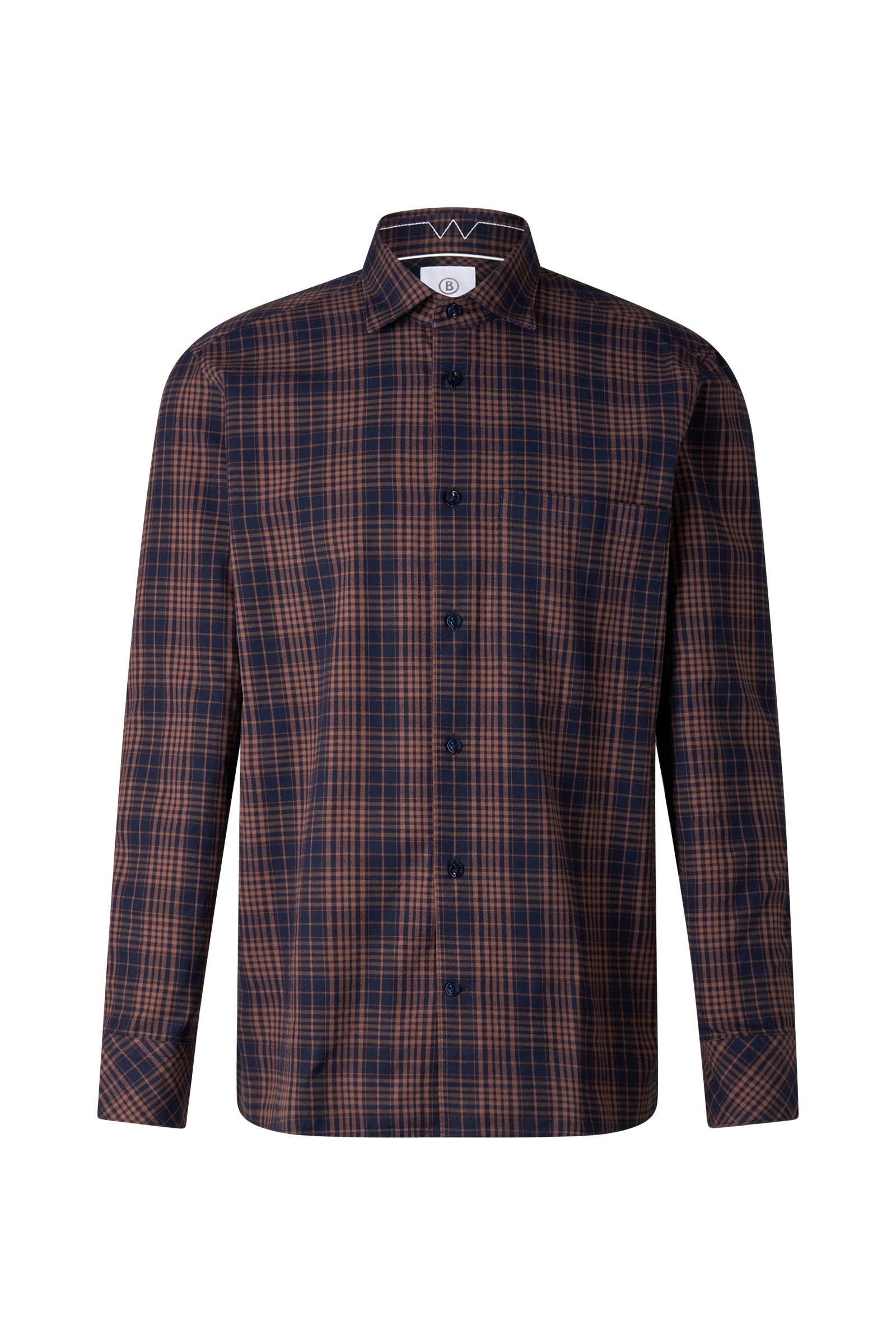 selected Brown/navy blue