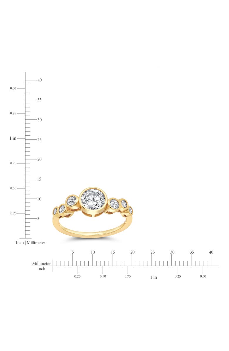 Crislu Stardust Cubic Zirconia Ring, Alternate, color, 18Kyg/ Clear Stone