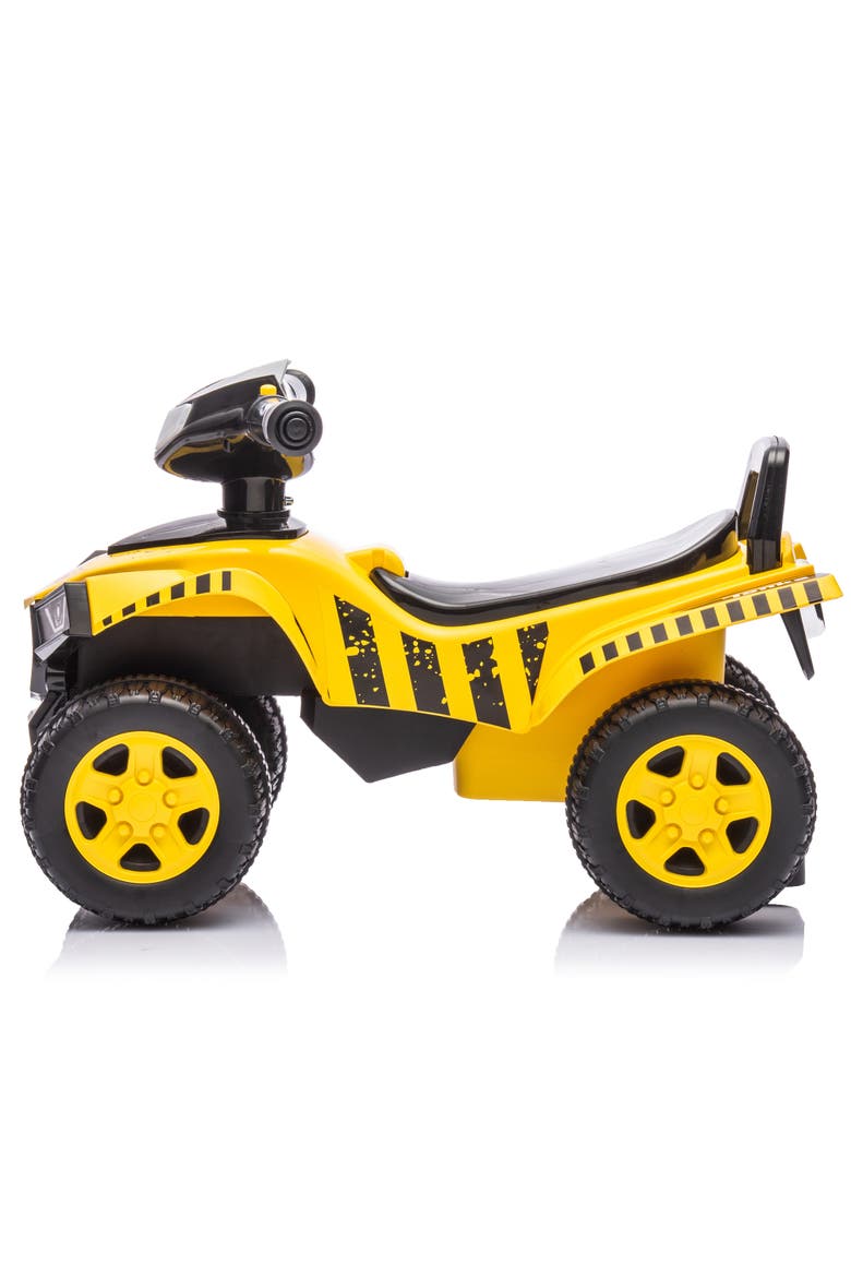 Quad Push Car Yellow Foottofloor Rideon Toy,12Mo+, Alternate, color, Multicolored