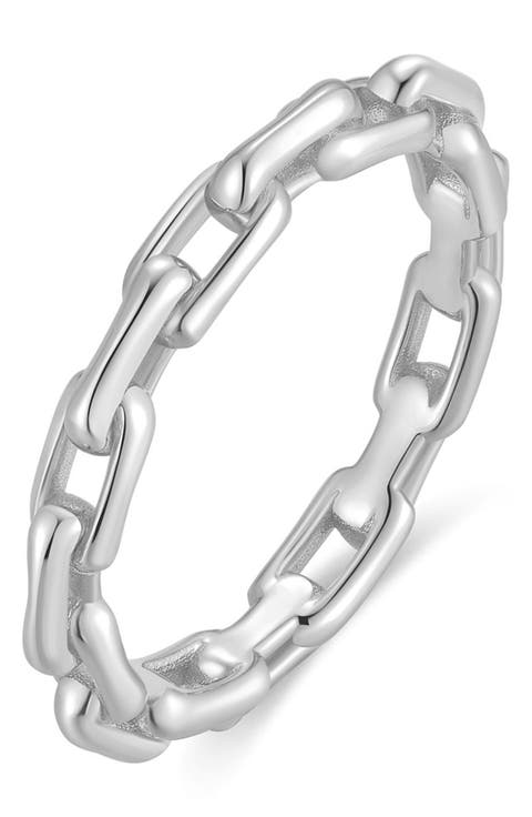 Paper Clip Band Ring