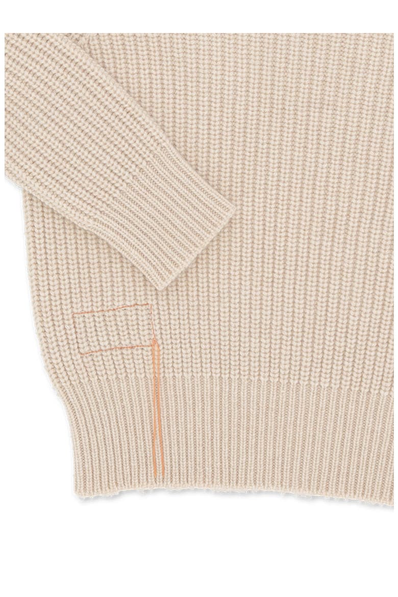 Cashmere Turtleneck Sweater, Alternate, color, Cream