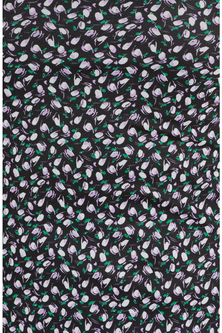 Boat Neck Mesh Top, Alternate, color, BLACK- PURPLE ABSTRACT DOT