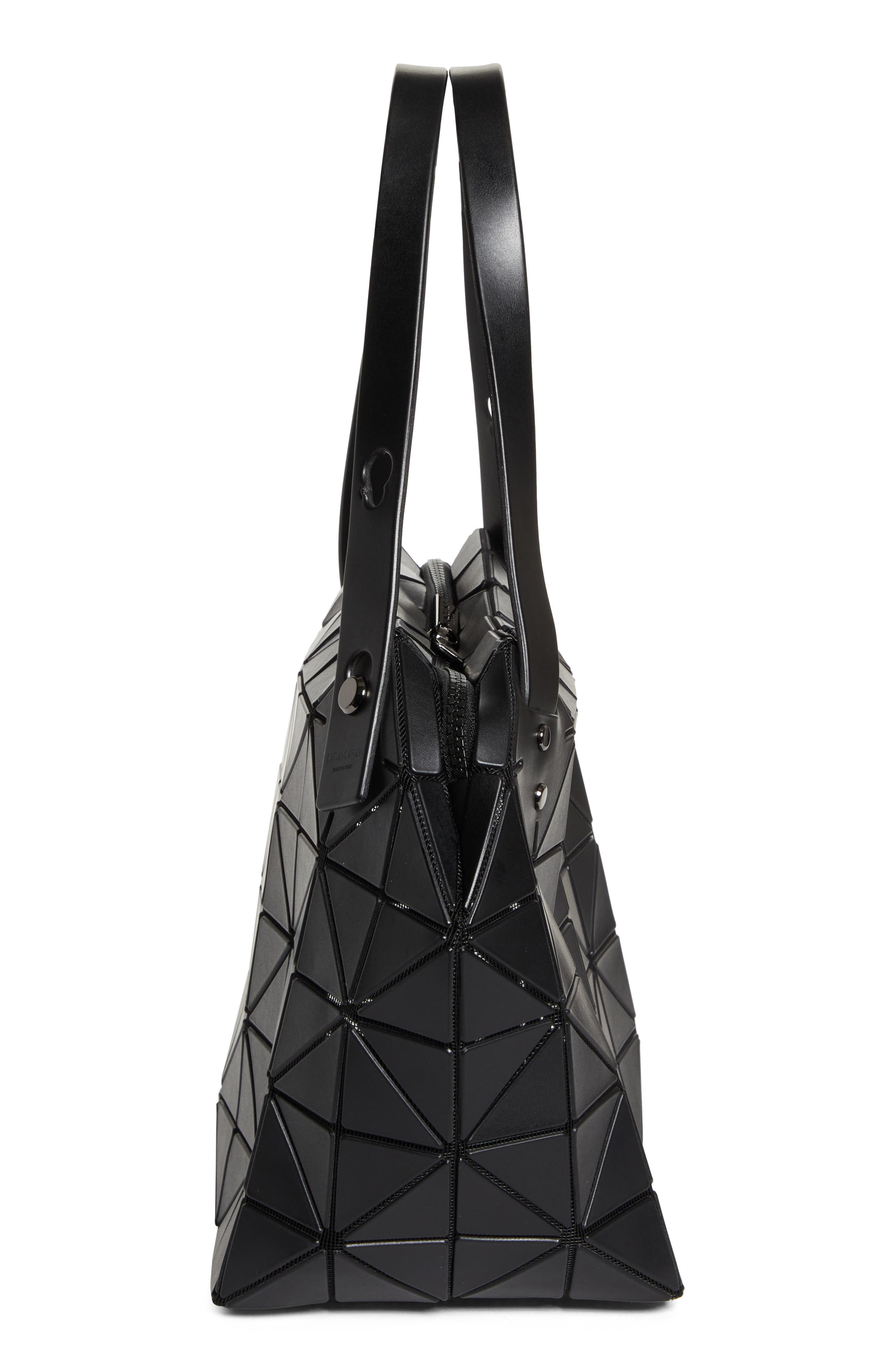 Bao Bao Issey Miyake Boston Top Handle Bag, Alternate, color, Matte Black