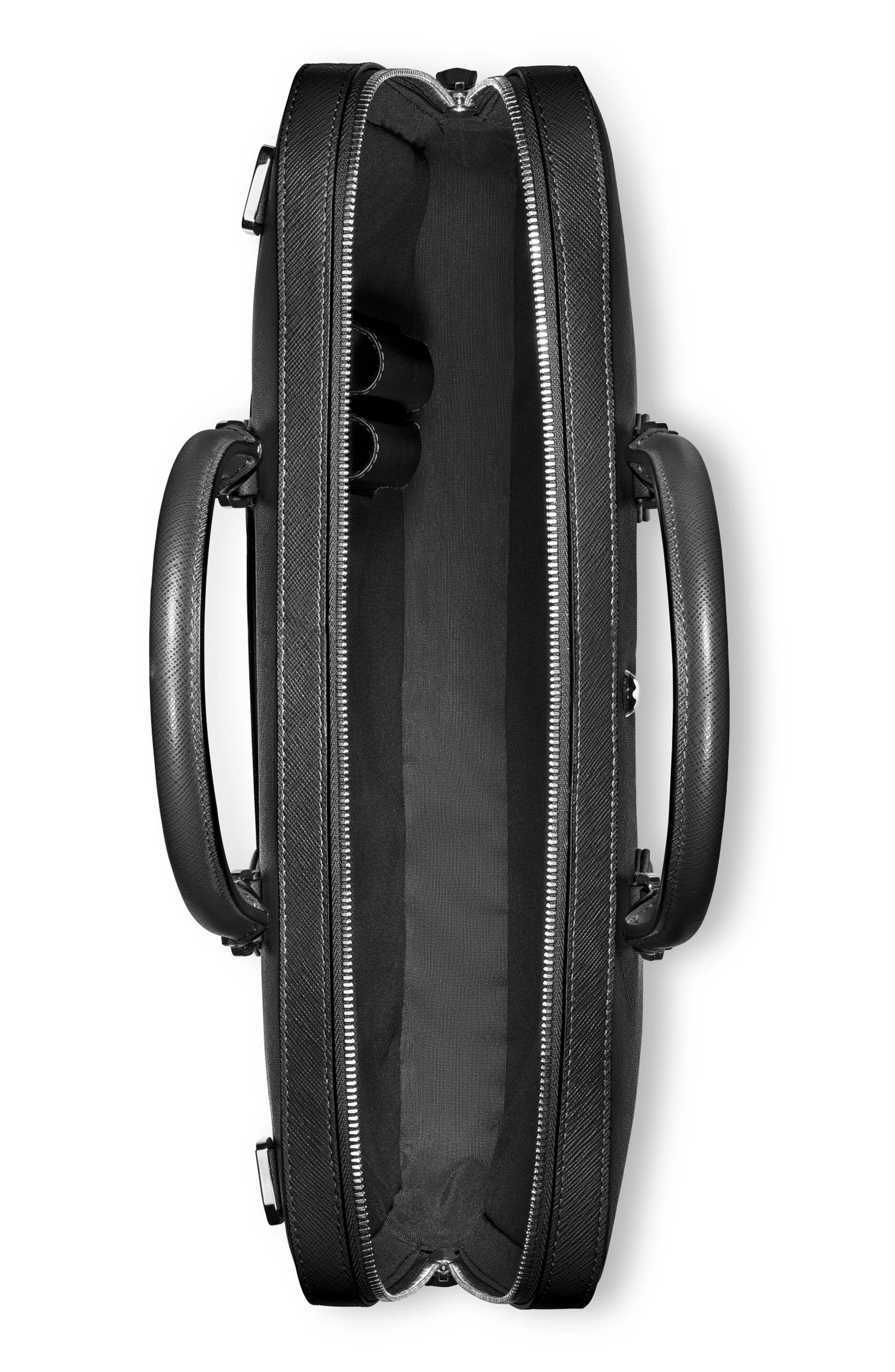 Montblanc Sartorial Thin Document Case, Alternate, color, Black