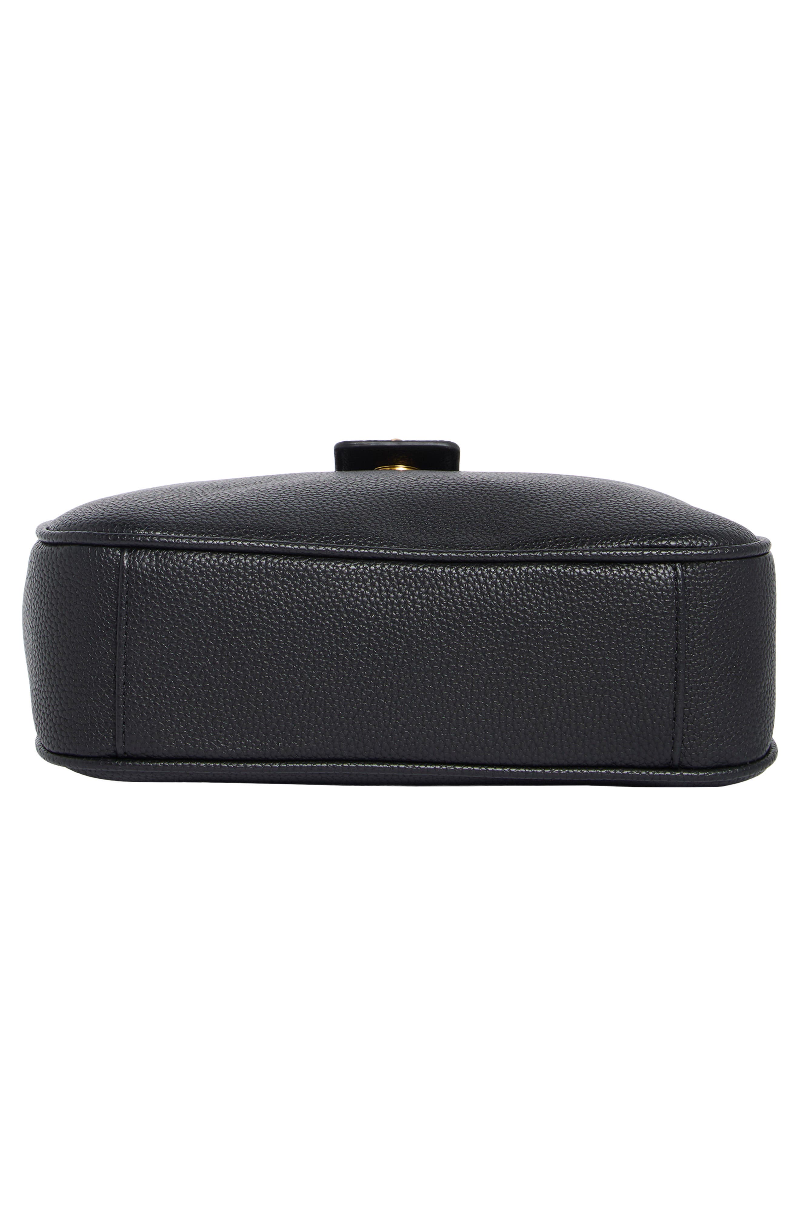 Tahari Flap Crossbody Bag, Alternate, color, Black