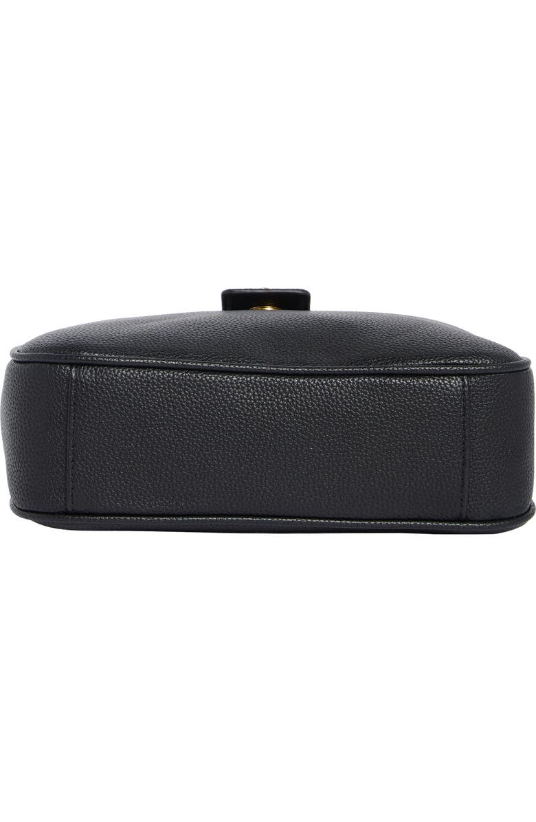 Tahari Flap Crossbody Bag, Alternate, color, Black