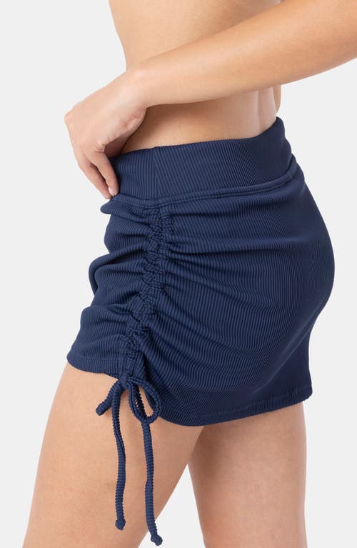 Roxy Rib Love Adjustable Cover-up Skort In Blue