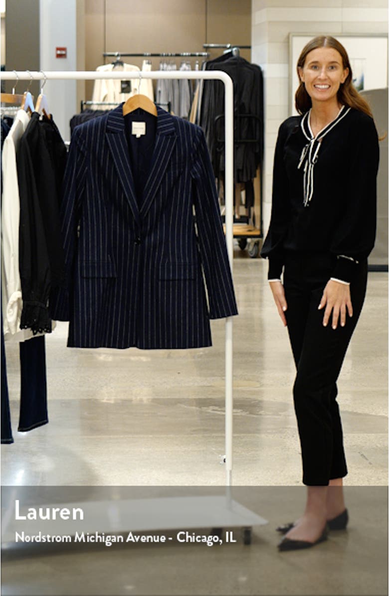 The Break Up Oversize Stretch Cotton Blazer, sales video thumbnail