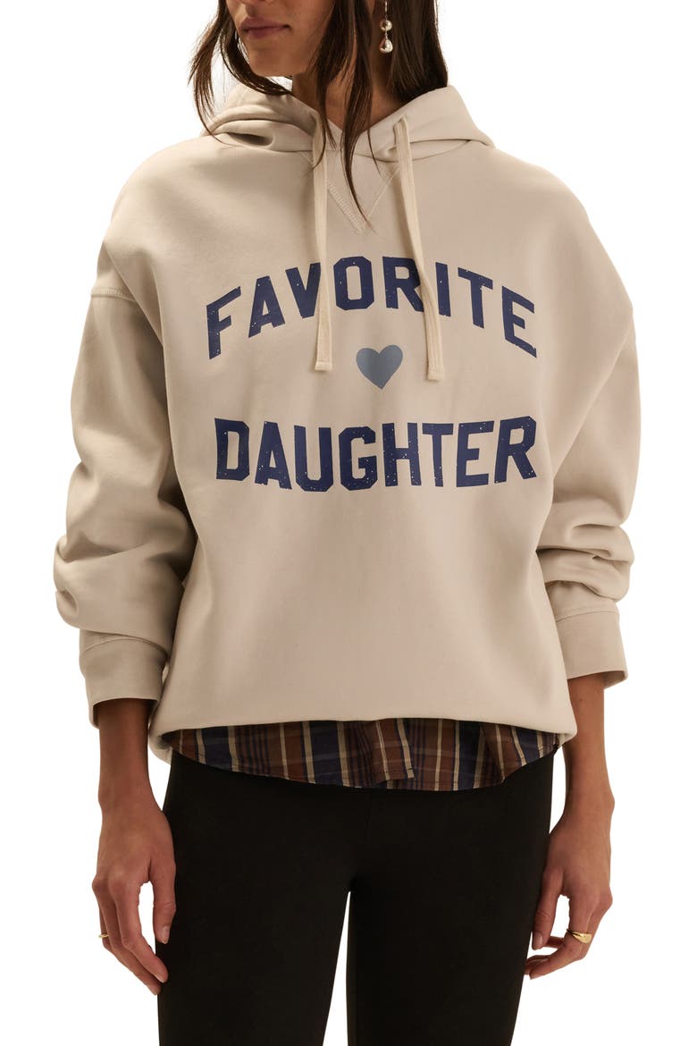 Graphic Hoodie, Main, color, PUMICE/ COBALT