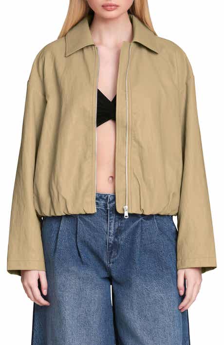 Faux-Ever Leather™ Minimalist Bomber Jacket