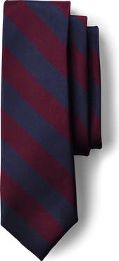 Lands' End School Uniform Kids Stripe To Be Tied Tie
