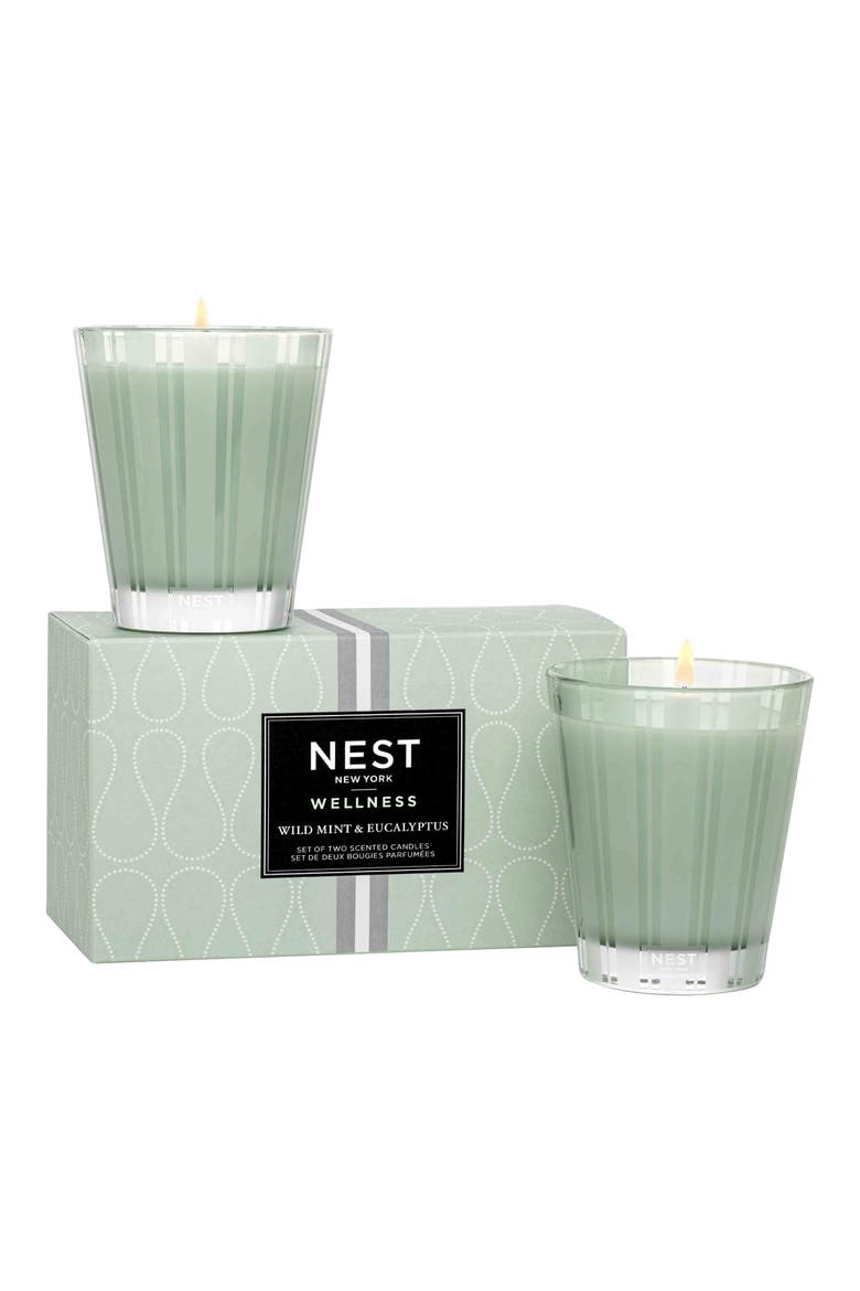 Wild Mint & Eucalyptus Candle Duo $92 Value, Main, color, NO COLOR