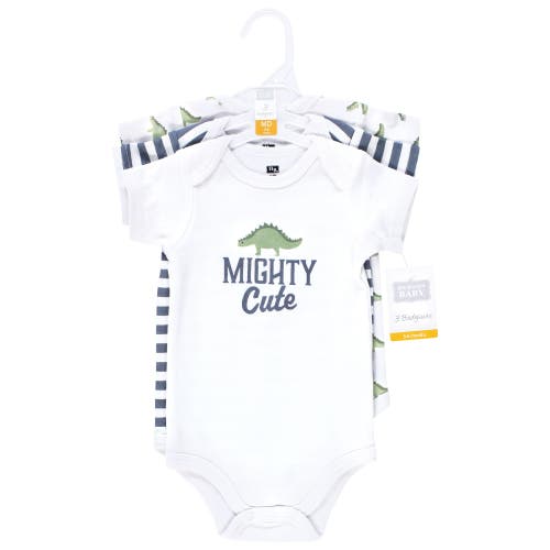 Hudson Baby Soft Cotton Bodysuit Triple Pack