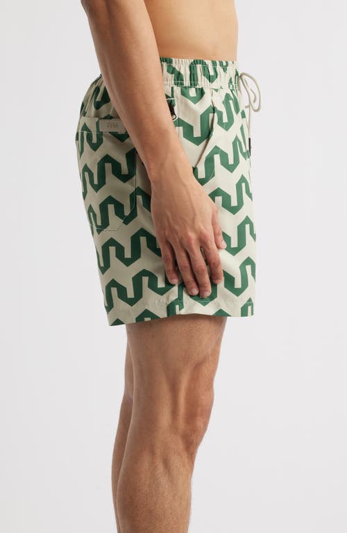 Oas Atlas Swim Trunks In Green